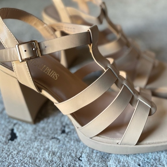 Dreampairs Square toe Chunky Heel Sandals - Picture 14 of 15